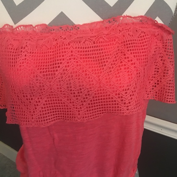 Coral tube top - Picture 4 of 6
